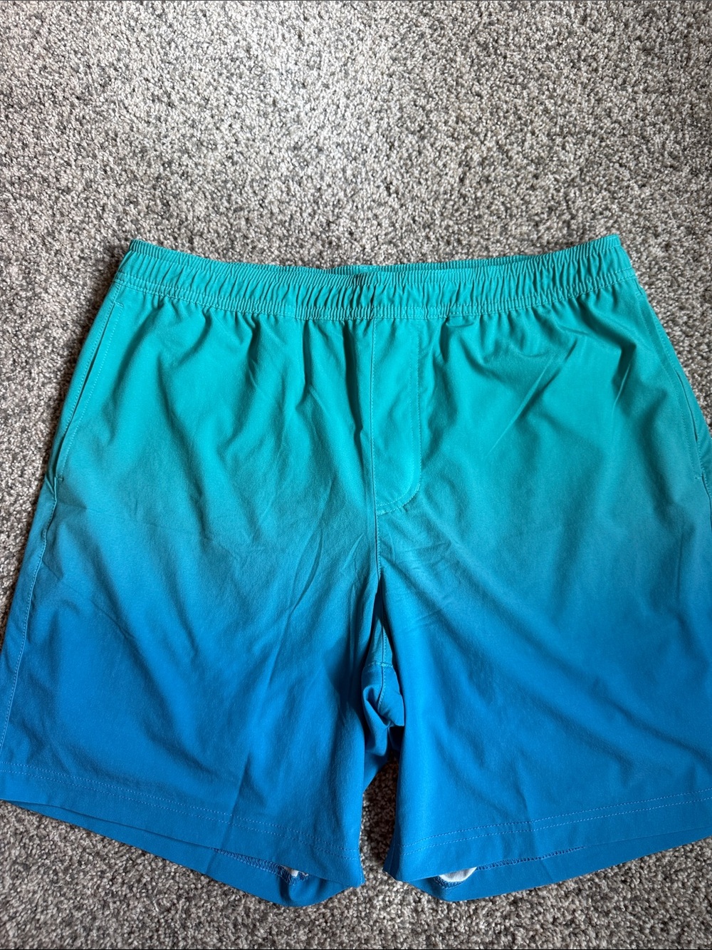 chubbies Teal to Blue training shorts - 7”